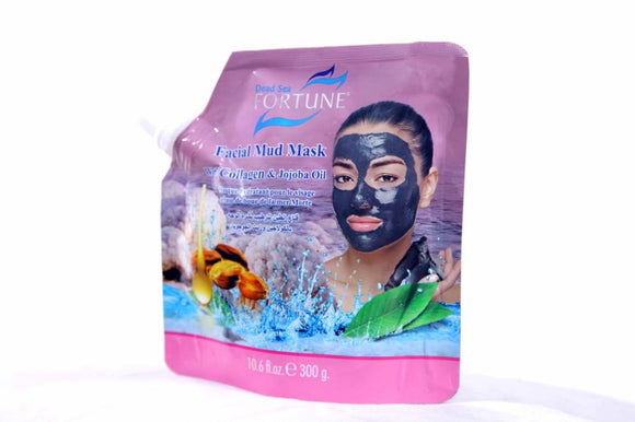 Facial Mud mask with collagen and jojoba